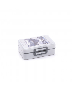 White plastic lunch box