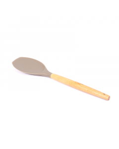 Silicone wooden cooking spoon