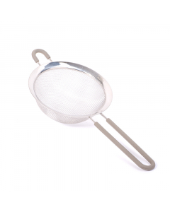 Steel strainer with silicone handle, size 14