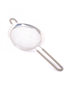 Steel strainer with silicone handle, size 16