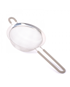 Steel strainer with silicone handle, size 18