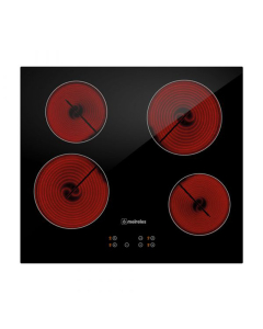 Electric mirrorless surface, 4 ceramic burners, 60*60 cm, black
