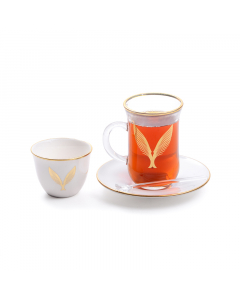 Ainor 24-piece tea and coffee set