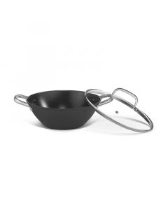 Frying pan with glass lid 30 cm