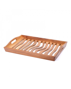 Wood tray 44.3 * 29 * 5.5 cm