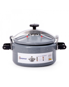 15 liter wide ceramic coated pressure cooker