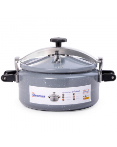 17 liter wide ceramic coated pressure cooker