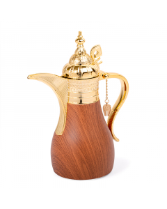 Al Dana thermos 0.7 liter gilded wooden
