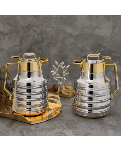 vacuum flask Gold Silver  