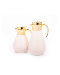 Aseel thermos set, 2 rose gold steel pieces