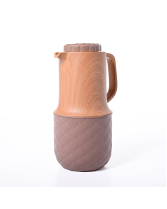 Mona thermos with brown wooden handle, 1 liter