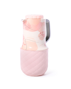 Mona pink embossed thermos 1 liter