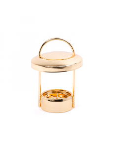 Incense burner with golden stand