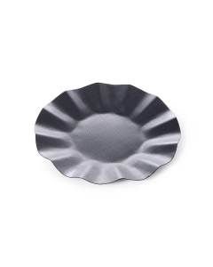 Large gray circular tray