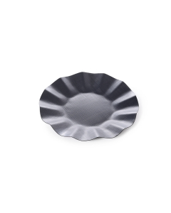 Small gray round tray