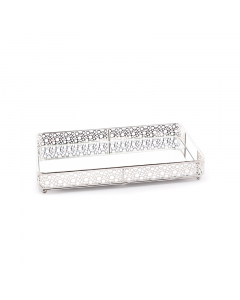 Small silver rectangle tray