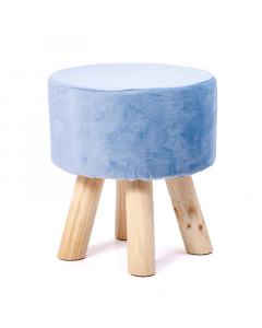 Light blue velvet chair