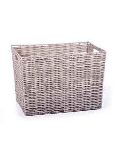 Gray storage basket 19*25*35