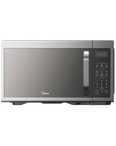 Midea microwave with grill, 31 liters, 1000 watts, silver