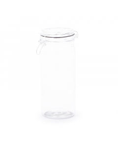 Glass jar with locking lid, 1300 ml