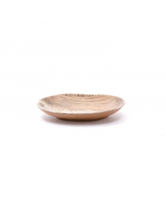 Wooden serving bowl, size 18.3 * 11.5