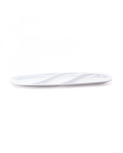 White divided serving plate, size 48 * 14.8