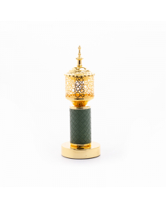 Green golden dome incense burner