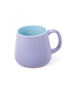 Mauve porcelain cup