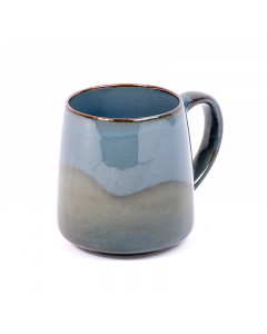 Gray porcelain mug