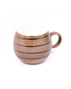 Brown porcelain cup